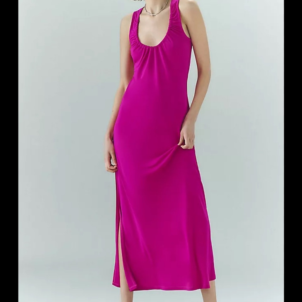 🌹 Anthropologie Fuchsia Plus Size Dress